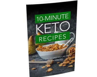 Livre électronique de recettes Keto en 10 minutes