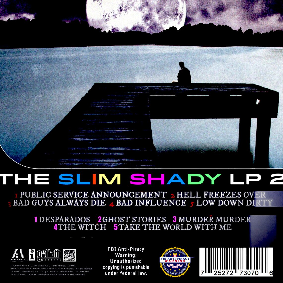 Eminem The Slim Shady LP 2 Vinyl Etsy