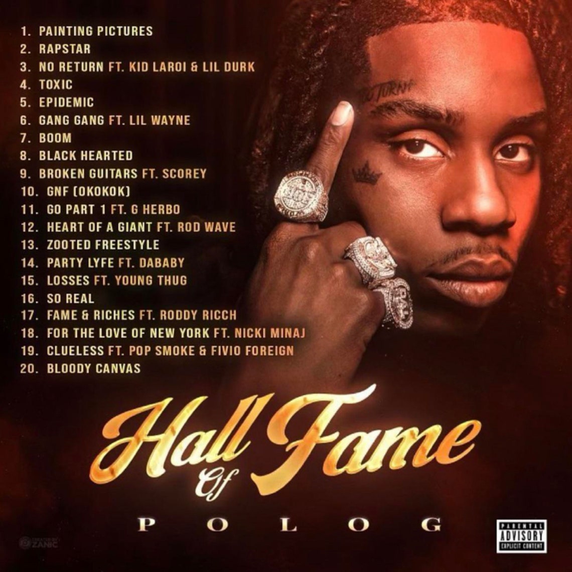 Polo G Hall Of Fame Mixtape CD Factory Sealed 2021 Hip Hop Etsy