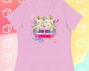 Old School Jams & Crafting Women's Relaxed T-Shirt
