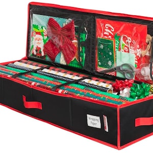 Heavy Duty Deluxe Gift Wrap Organizer,Keanu