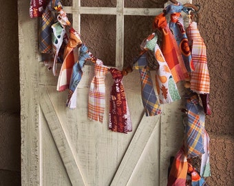 Fall Fleece Banner, Fall Garland