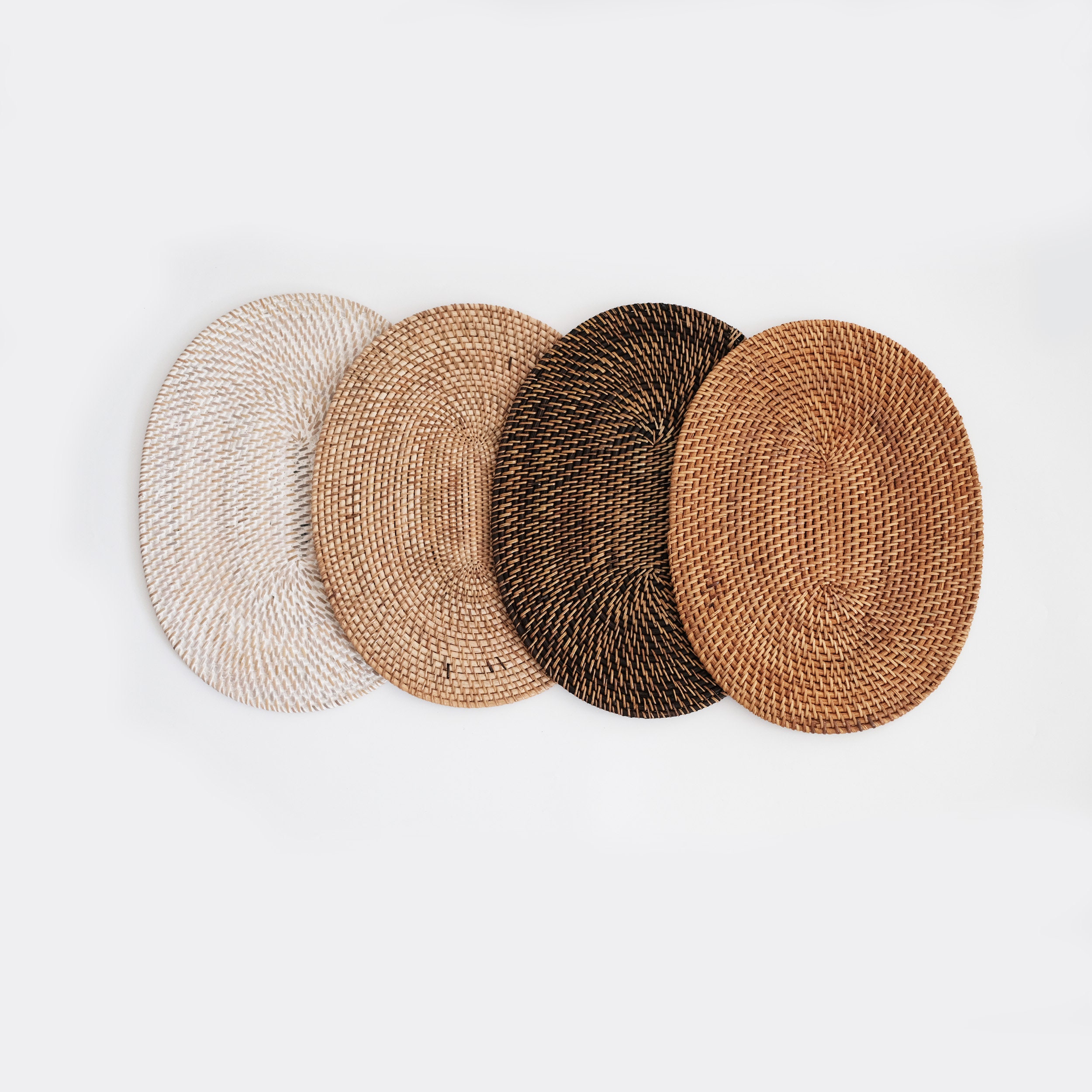 Rattan Oval Placemat/ Rattan Placemat / Wicker placemat. Etsy