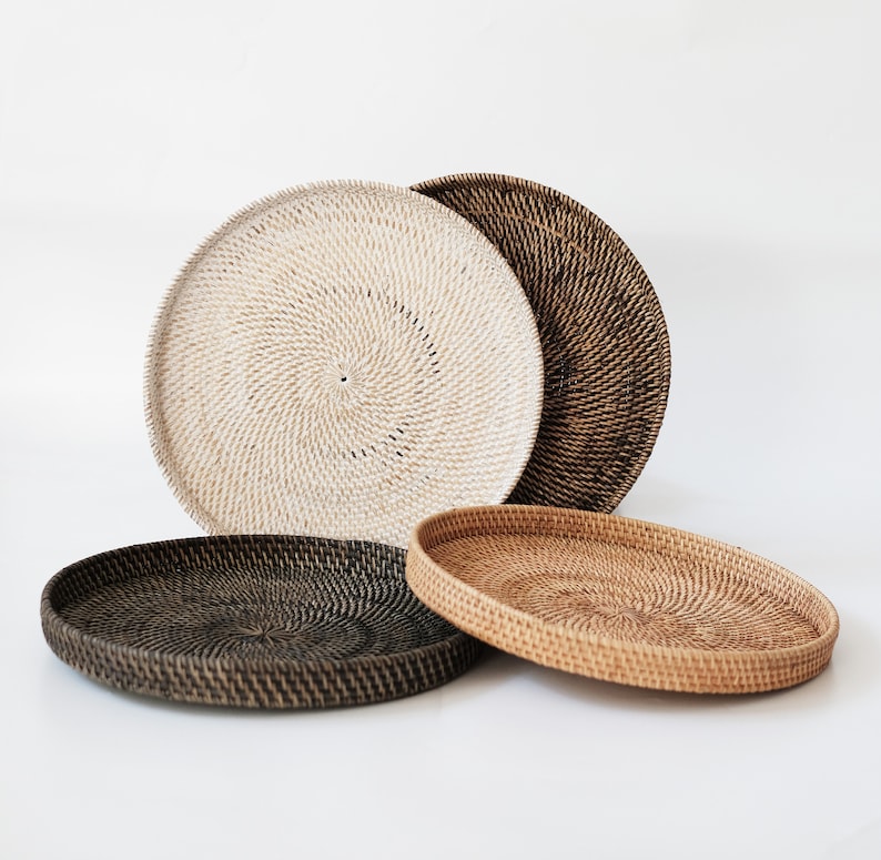 Tampa Rattan tray 