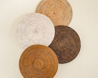 Placemat rattan / Rattan coaster/ Wicker placemat / Placemat set / placemat and coaster / Heat proof mats - different sizes. Birthday gift