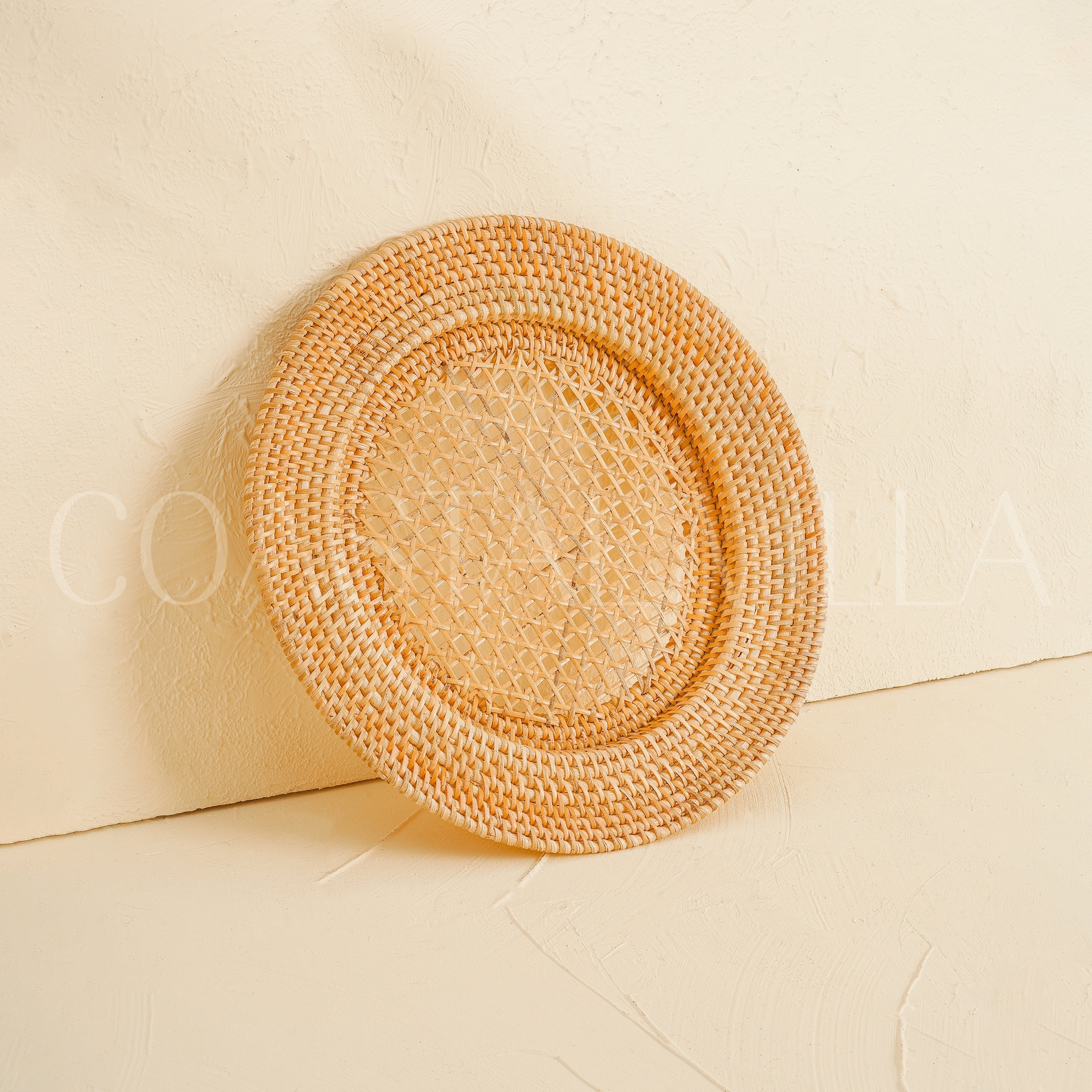 Rattan Charger Plate/ Rattan Placemat / Wicker Placemat. SET Etsy