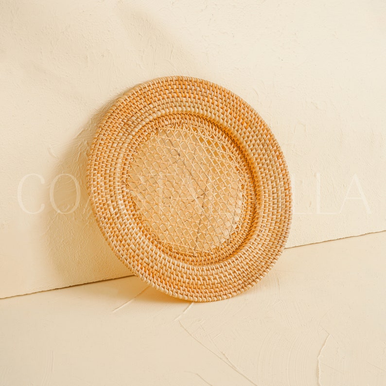 Charger Plates Bulk / Wedding Charger Plates / Rattan Placemat Etsy