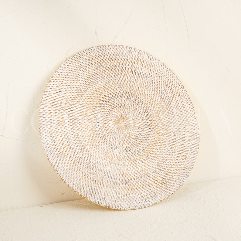 Placemat Rattan / Rattan Coaster/ Wicker Placemat / Placemat Etsy