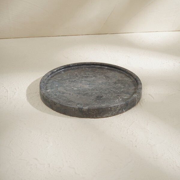 Black Marble Vanity Tray Etsy