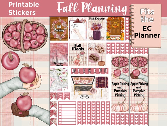 Stickers, Labels & Tags Stickers Fall Planning Made to Fit the Erin ...
