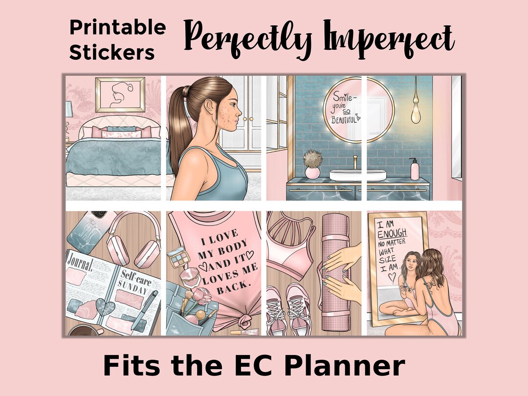 Self-care Printable Planner Stickers: Made to Fit the Erin Condren ...