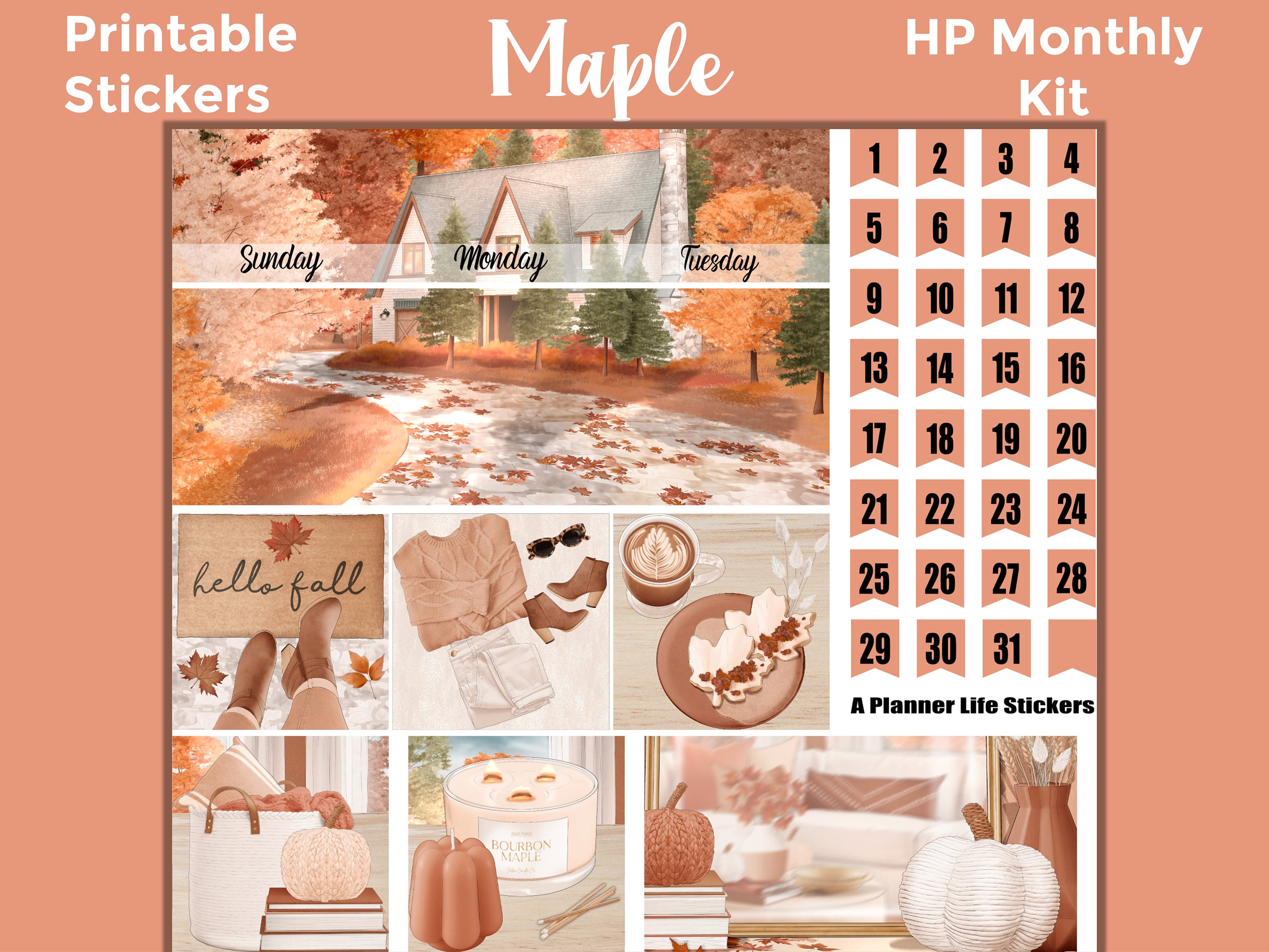 Maple Planner - Etsy
