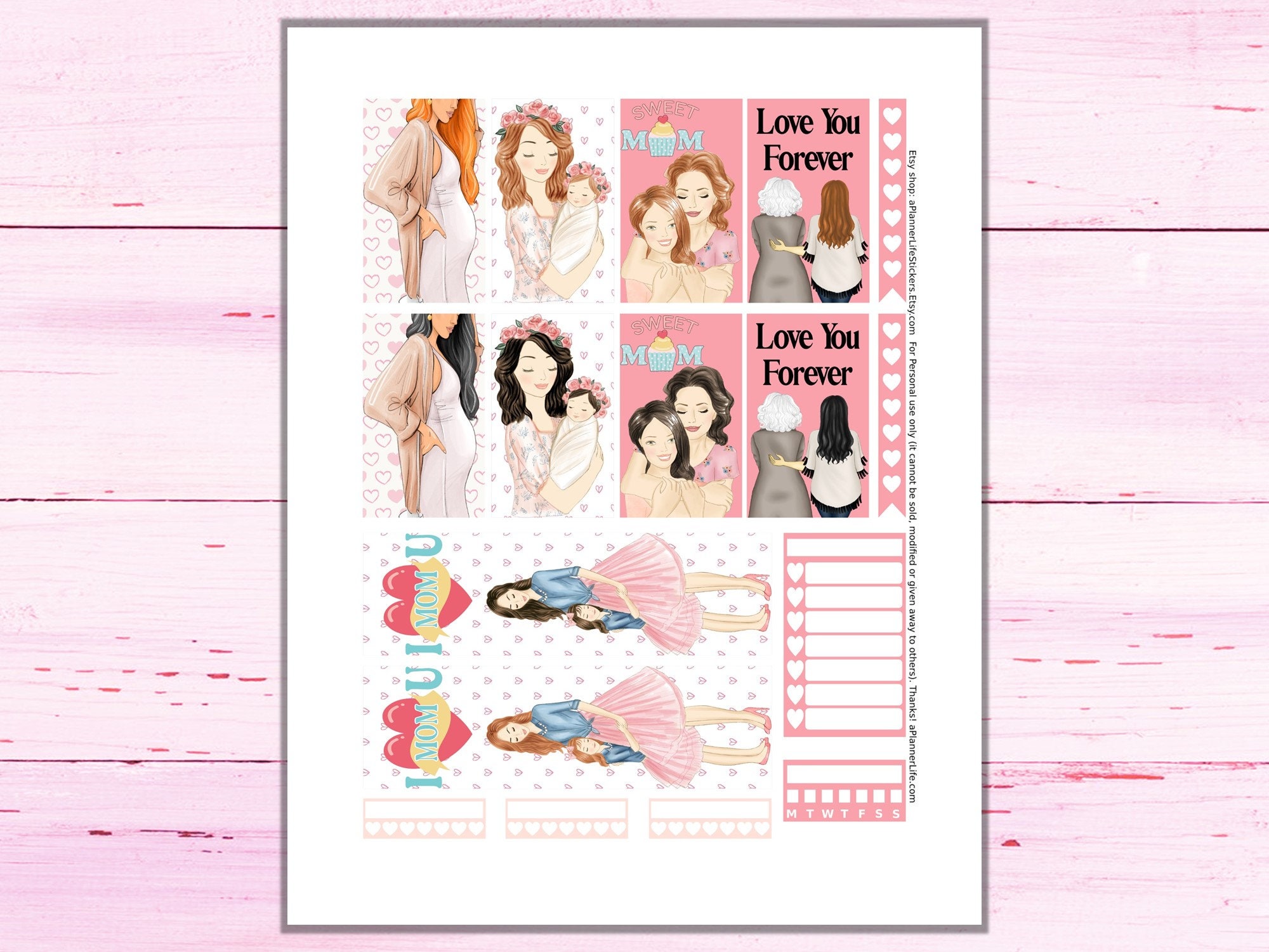 Mothers Day Printable Planner Stickers Made To Fit The Etsy mothers-day-printable-planner-stickers-made-to-fit-the-etsy