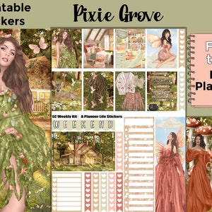 Printable Fairy Tale Planner Stickers: Made to Fit the Erin Condren Planner – Pixie Grove
