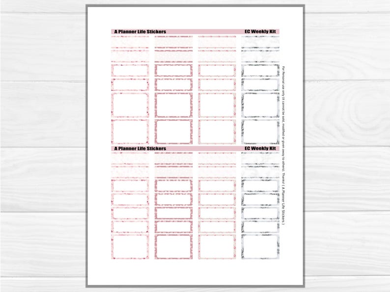 Printable Winter Planner Stickers: Made to Fit the Erin Condren Planner ...