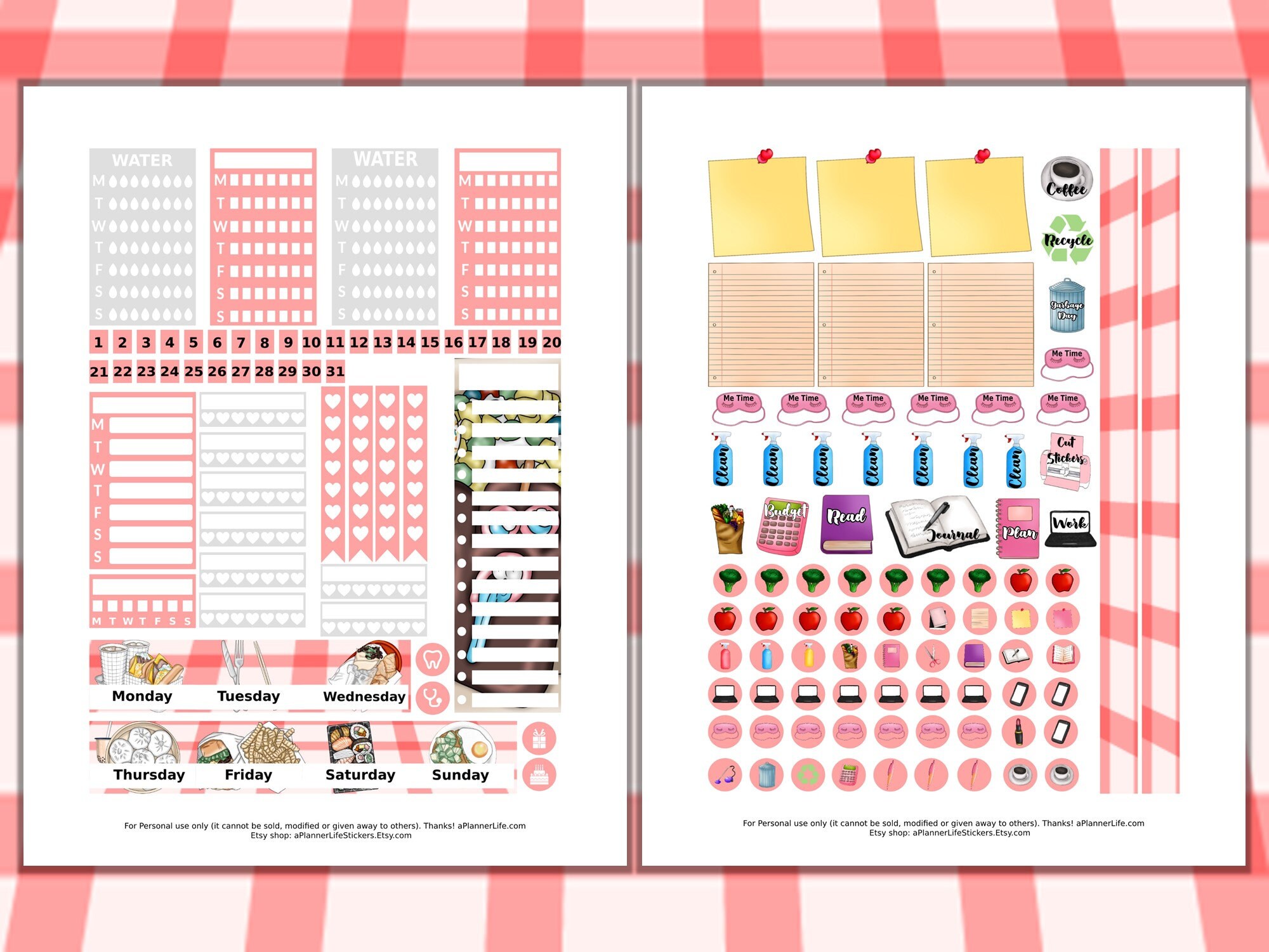 foodie-printable-planner-stickers-made-to-fit-the-classic-etsy