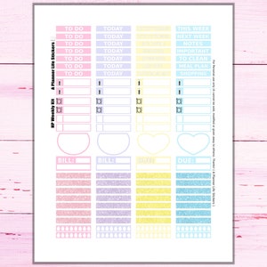 Mothers Day Printable Planner Stickers: Made to Fit the Classic Happy ...