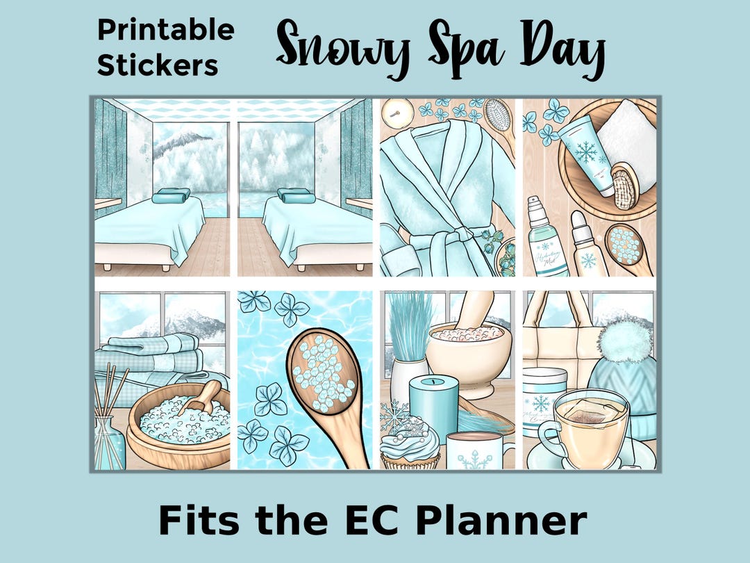Printable Winter Planner Stickers: Made to Fit the Erin Condren Planner ...