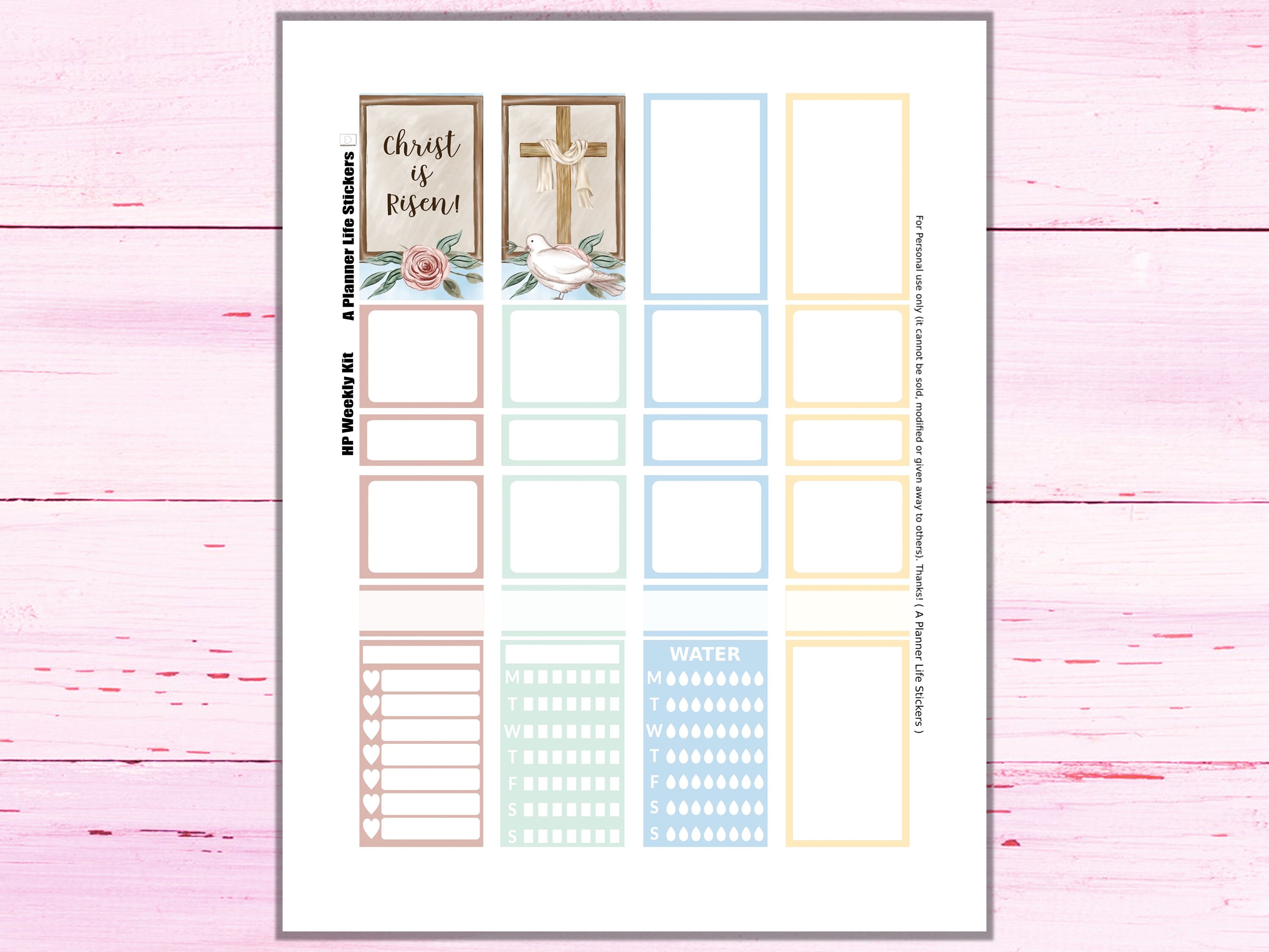 Christian Printable Planner Stickers: Made to Fit the Classic - Etsy