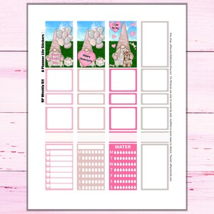 Gnome Printable Planner Stickers: Made to Fit the Classic Happy Planner ...