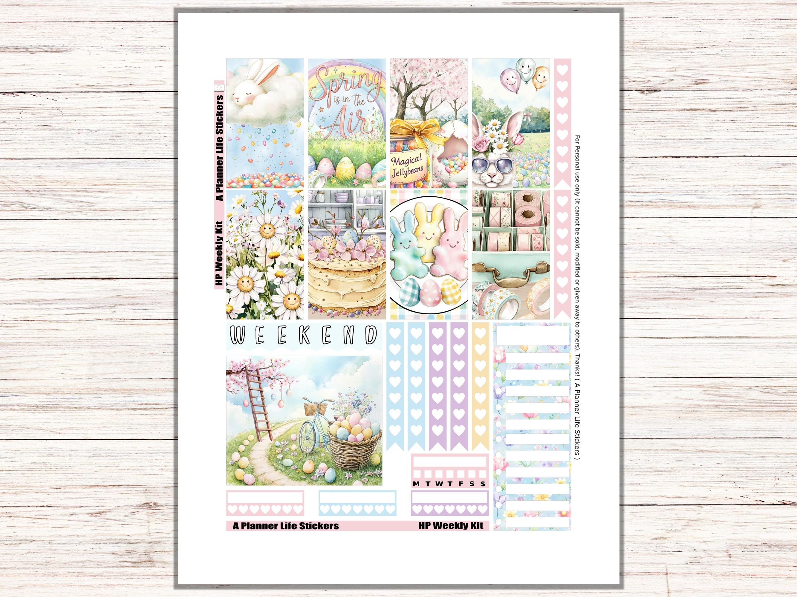 Spring and Easter Printable Planner Stickers: Made to Fit the Classic ...