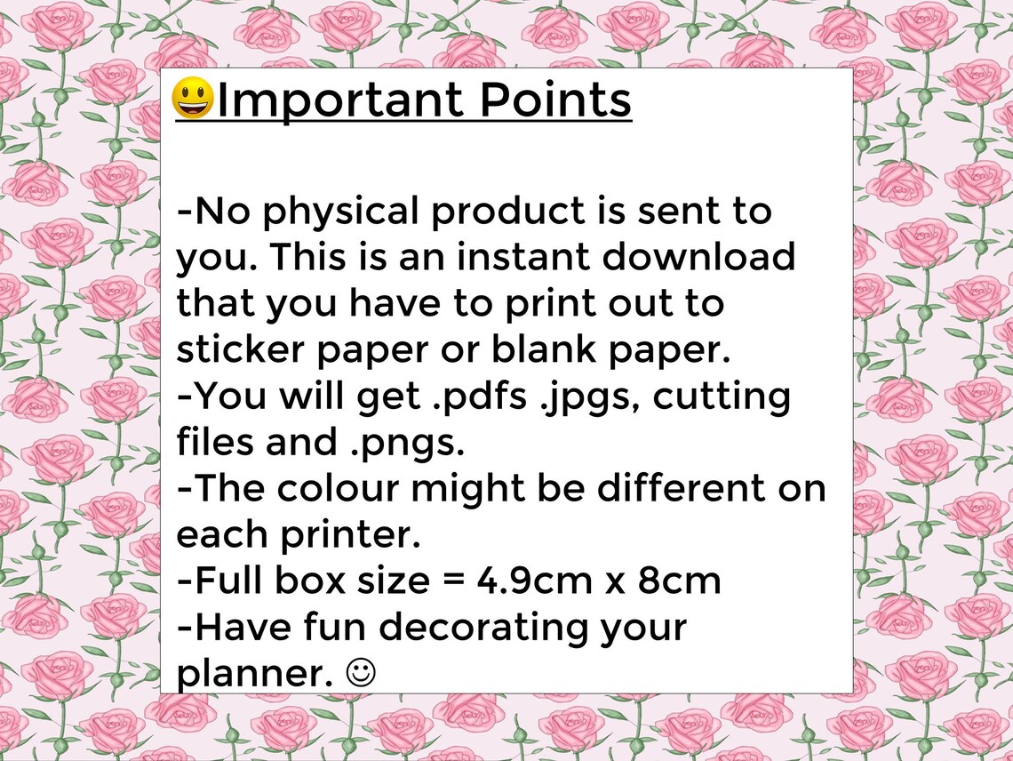 Mothers Day Printable Planner Stickers: Made to Fit the Big | Etsy