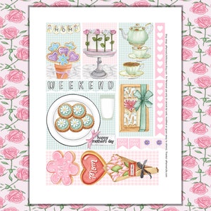 Mothers Day Printable Planner Stickers: Made to Fit the Big Happy ...