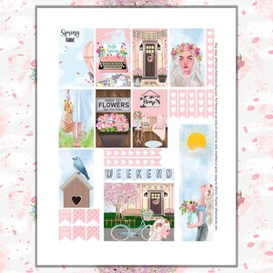 Printable Spring Planner Stickers: Made to Fit the Classic - Etsy Canada