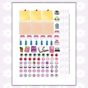 Printable Art Planner Stickers: Made to Fit the Classic Happy Planner ...