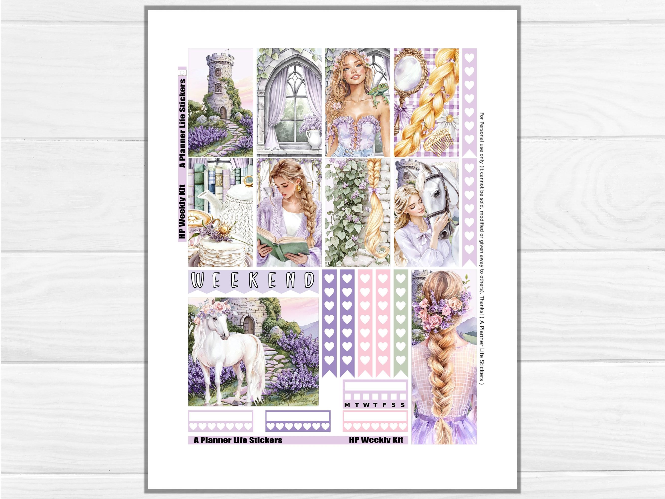 Fairy Tale Printable Planner Stickers: Made to Fit the Classic Happy ...