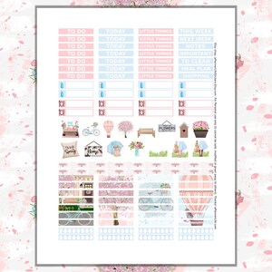 Printable Spring Planner Stickers: Made to Fit the Classic - Etsy Canada