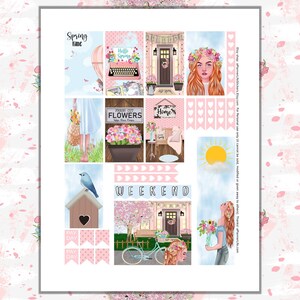 Printable Spring Planner Stickers: Made to Fit the Classic - Etsy Canada
