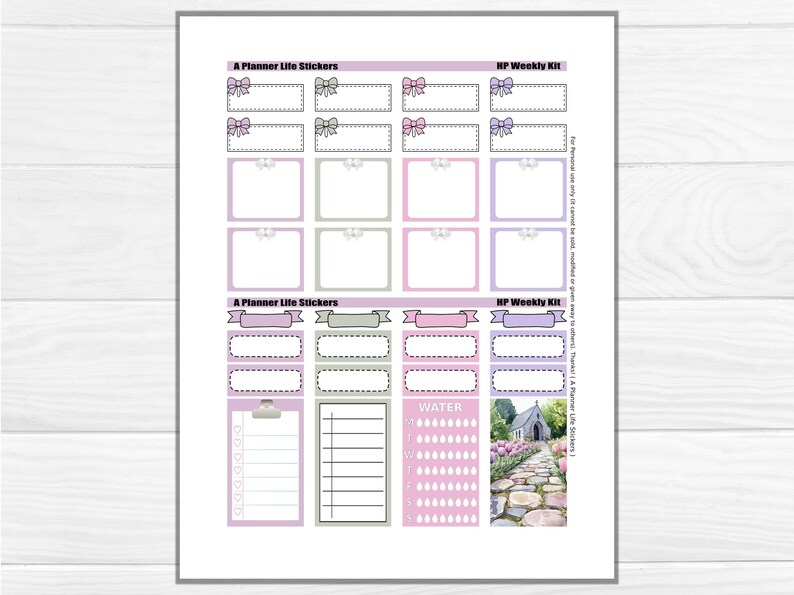 Spring Printable Planner Stickers: Made to Fit the Classic Happy ...
