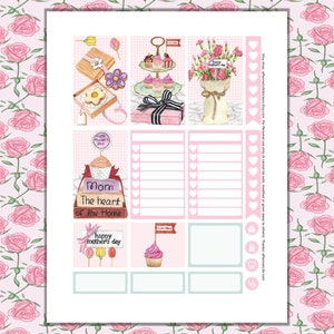 Mothers Day Printable Planner Stickers: Made to Fit the Big Happy ...