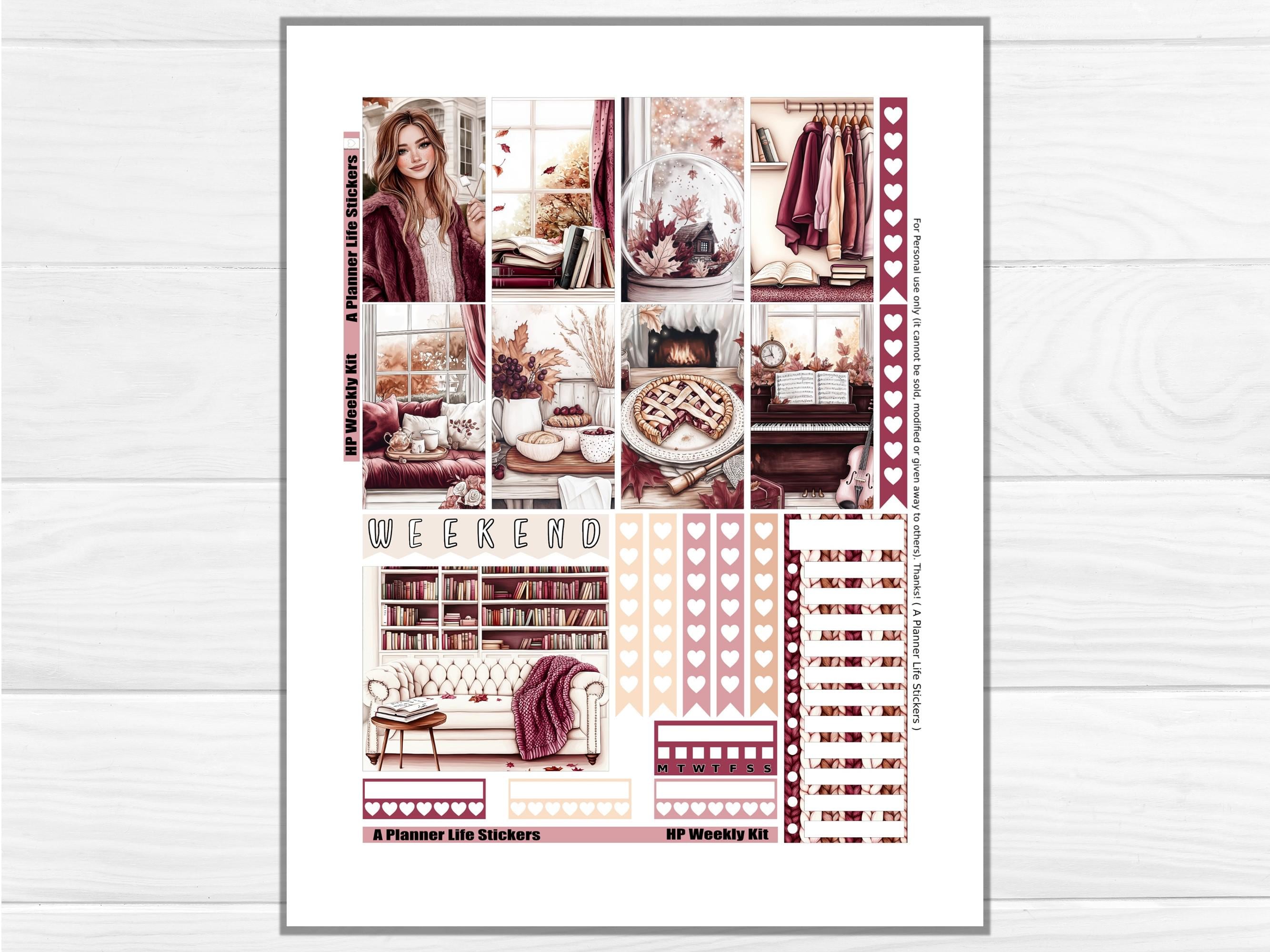 Fall Printable Planner Stickers: Made to Fit the Classic Happy Planner ...