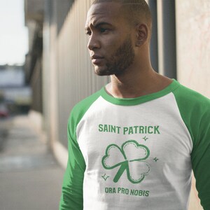 St. Patrick&#39;s Day T-shirt, Catholic St. Patrick&#39;s Day Shirt, Funny Catholic Shirt, Funny St. Paddy&#39;s  Day Shirt, Ora Pro Nobis, Catholic