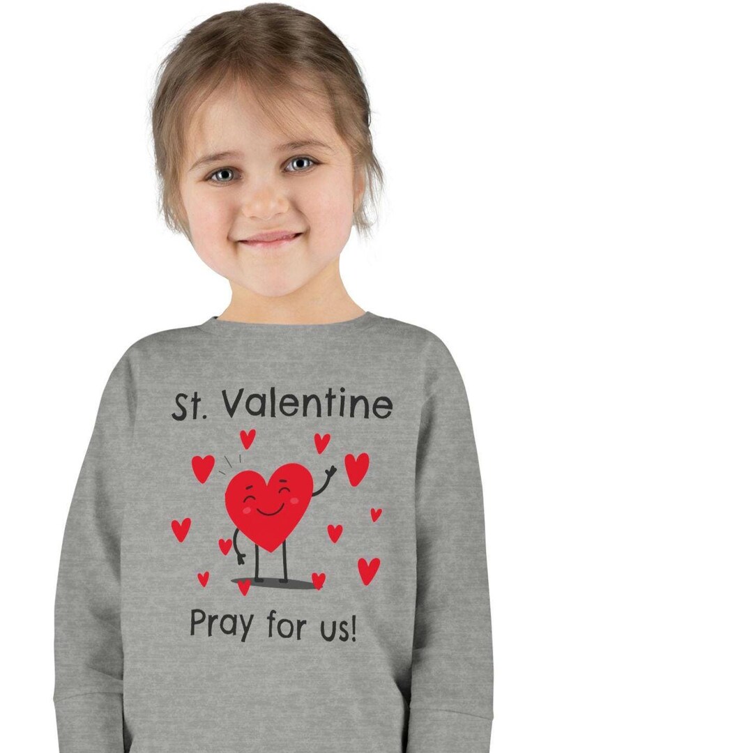 2026 Valentinstag Kleinkind Jungen 2-teiliges Set – Langarm Brief Druck Tops Und Hosen Outfit