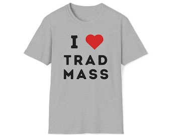 Camiseta católica tradicional unisex, camiseta católica, camiseta católica, mamá católica, papá católico, regalo de confirmación, regalo de padrino, regalo de ahijado