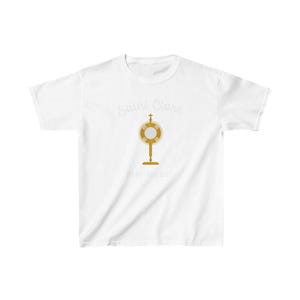 St. Clare Gift, St. Clare Shirt, Catholic Children&#39;s Gift, Catholic Gift, First Communion Gift, Confirmation Gift, St Clare Gift