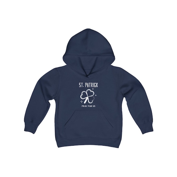 St. Patrick's Catholic Kids Hoodie, Catholic St. Patrick's Day, Catholic Hoodie, St. Patrick Gift, Confirmation Gift, First Holy Communion