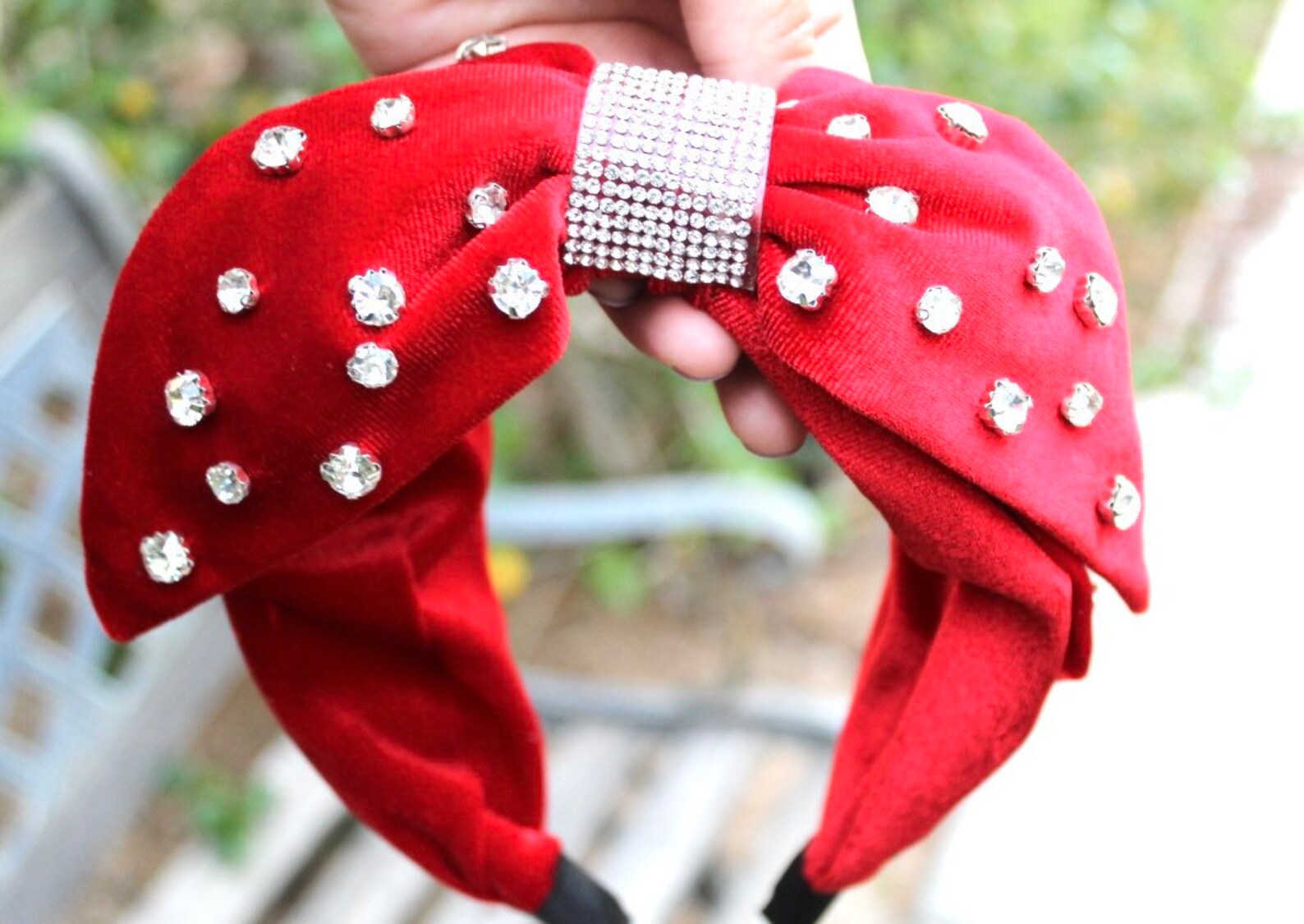 Red Headbands Red Headbands for Her Red Headband Etsy