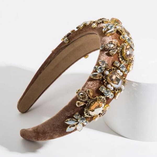 Jeweled Headbands Etsy