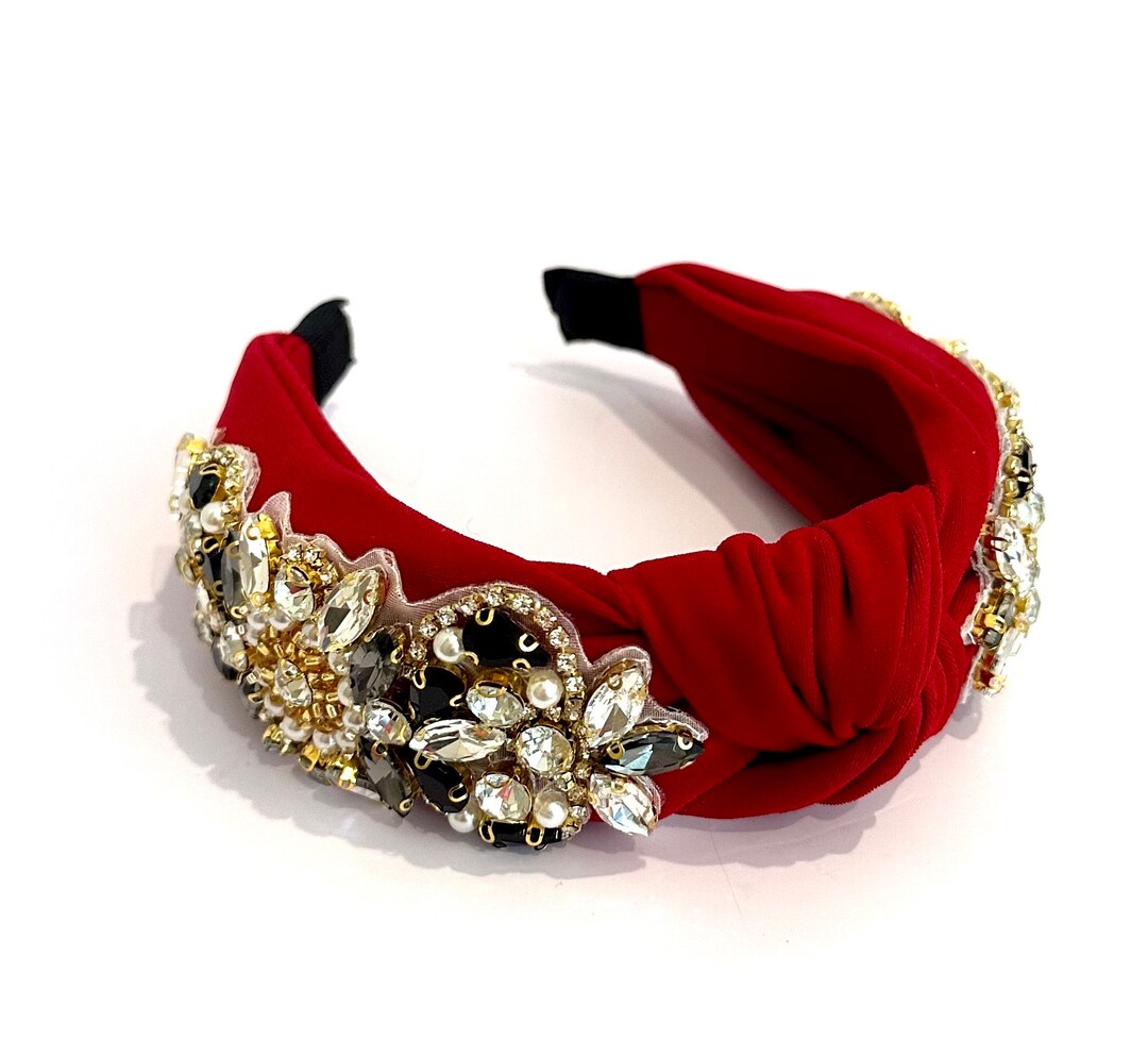 Beautiful Red Headbands Red Headbands for Her Red Headband Etsy