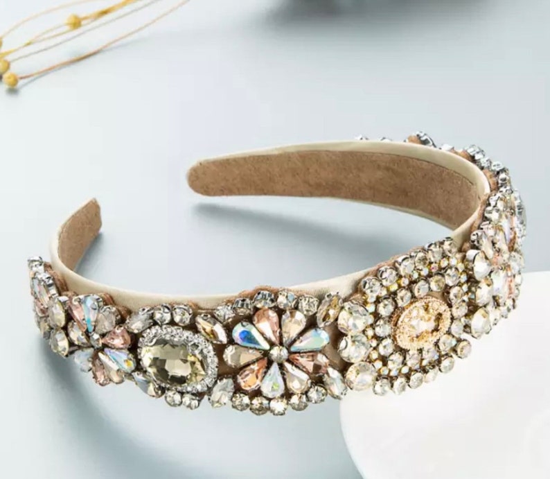 Stunning Jeweled Headbands Jeweled Headband Crystal - Etsy