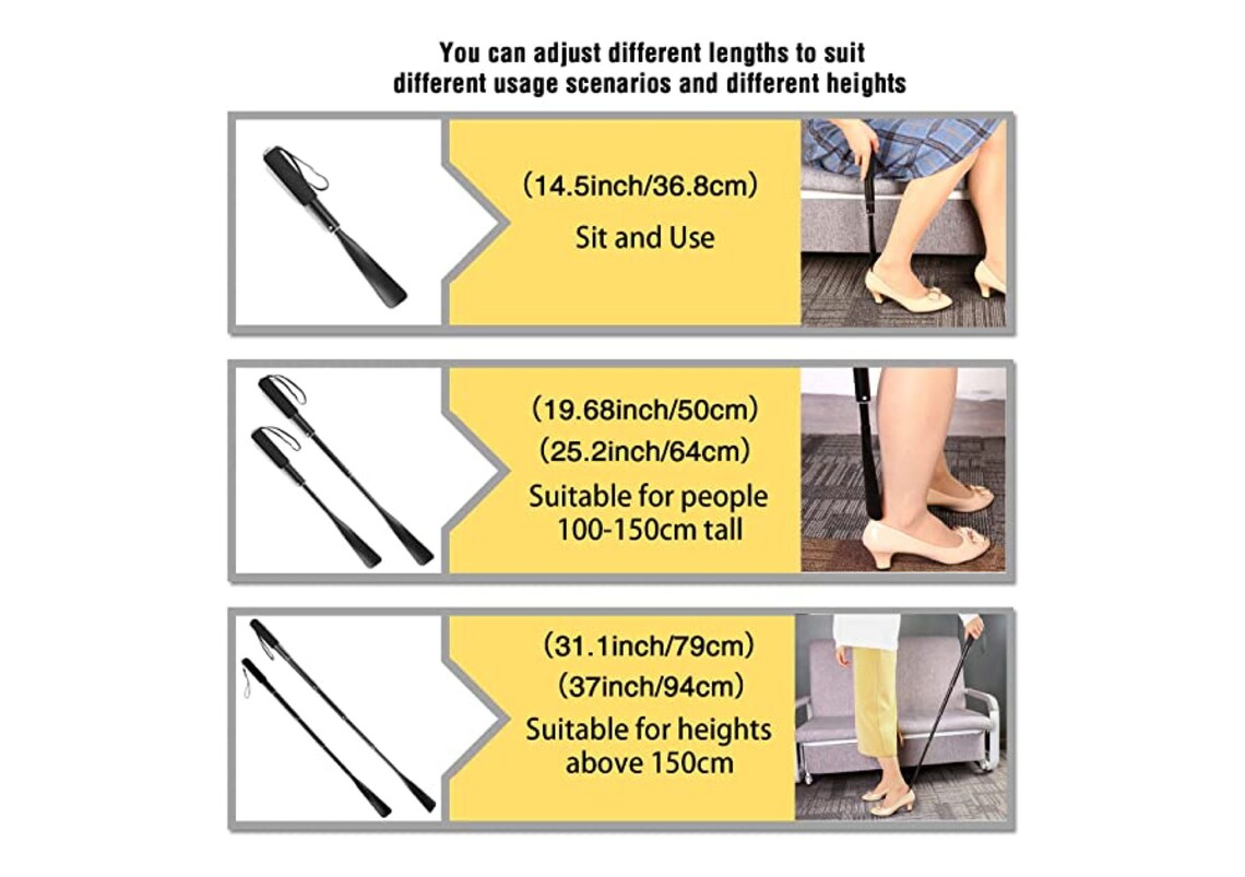 14.537 Retractable Shoe Horn Long Handled Etsy