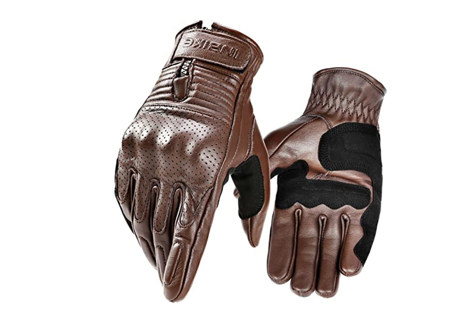 Motorcycle Genuine Leather Gloves Men's Protective Etsy