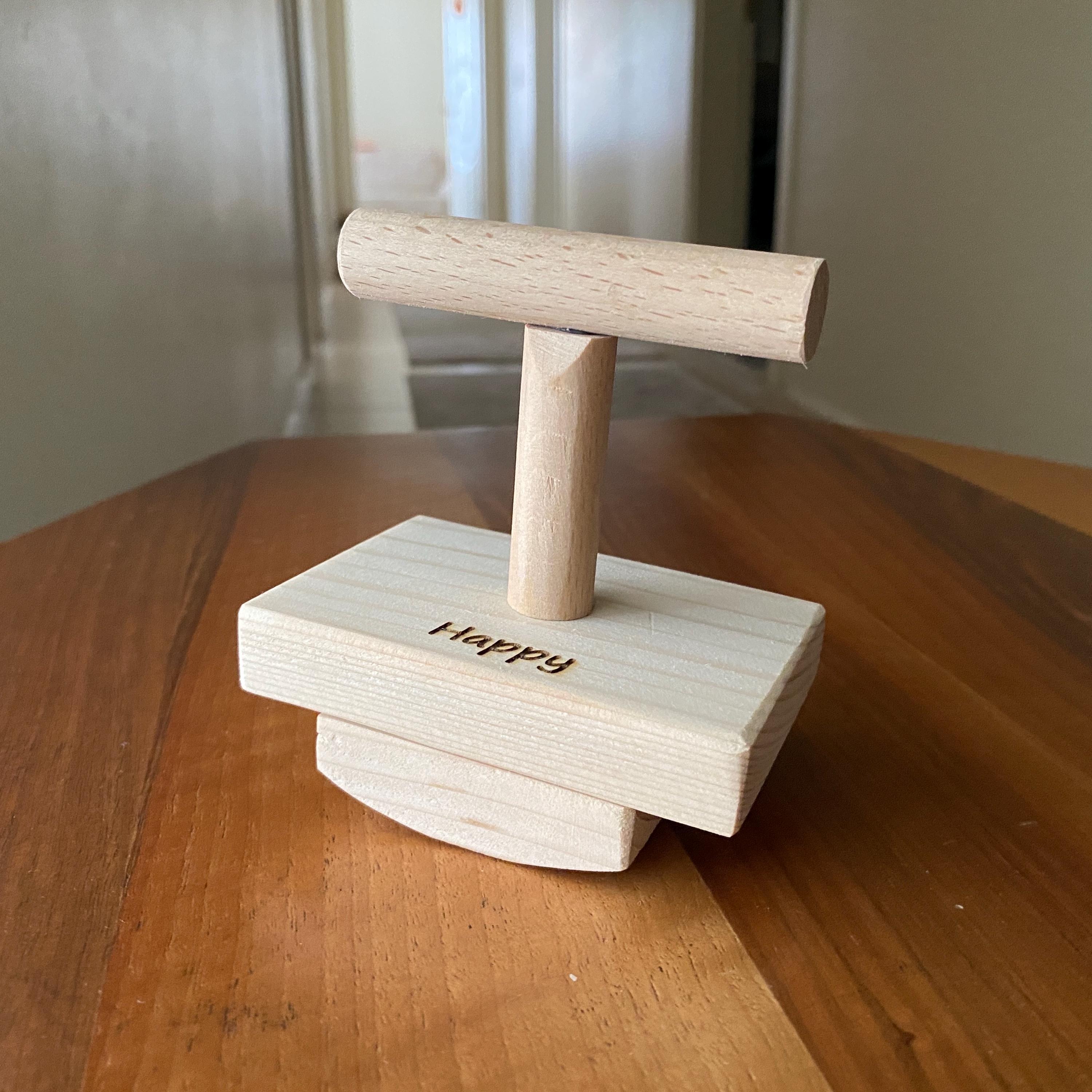 Custom Seesaw Perch: Untreated Wood Bird Toy for Budgies - Etsy