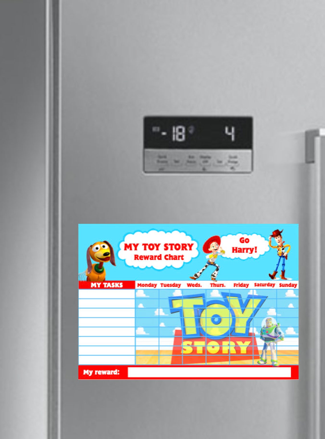 Toy Story Reward Chart Printable