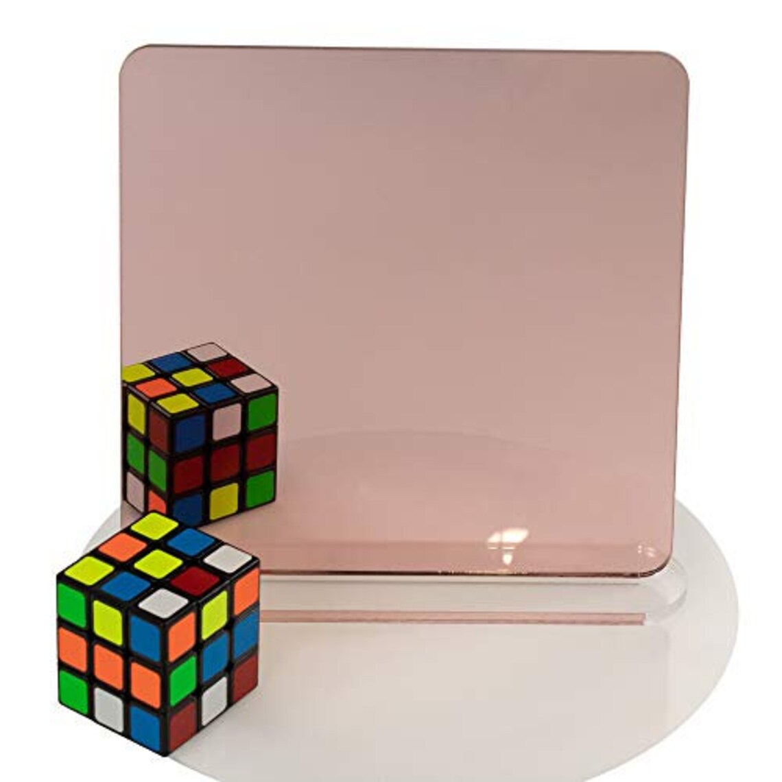 Rose Gold Mirror Acrylic Ready 3pack Etsy