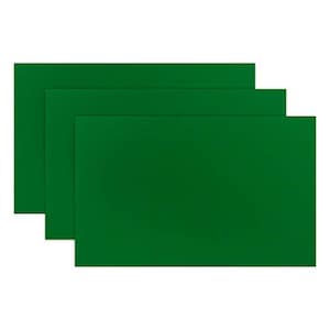 May include: Three sheets of dark green felt paper.